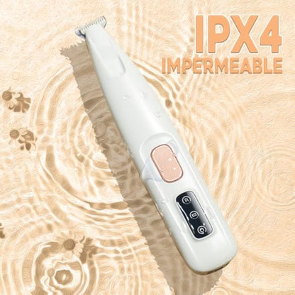 Rechargeable Dog Paw Trimmer with LED Light – Low Noise Clipper