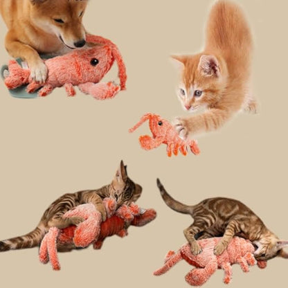 Flopping Cat & Dog Toy – USB Rechargeable, Catnip-Infused & Washable